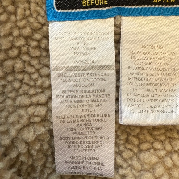 Walls Tough Wear Kids Winter Jacket Size 8-10 - Picture 8 of 14